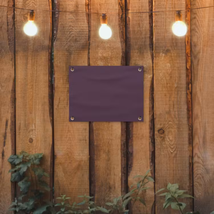 Midnight - Plum - Paars tuinposter los doek klein 239 -sfeer1