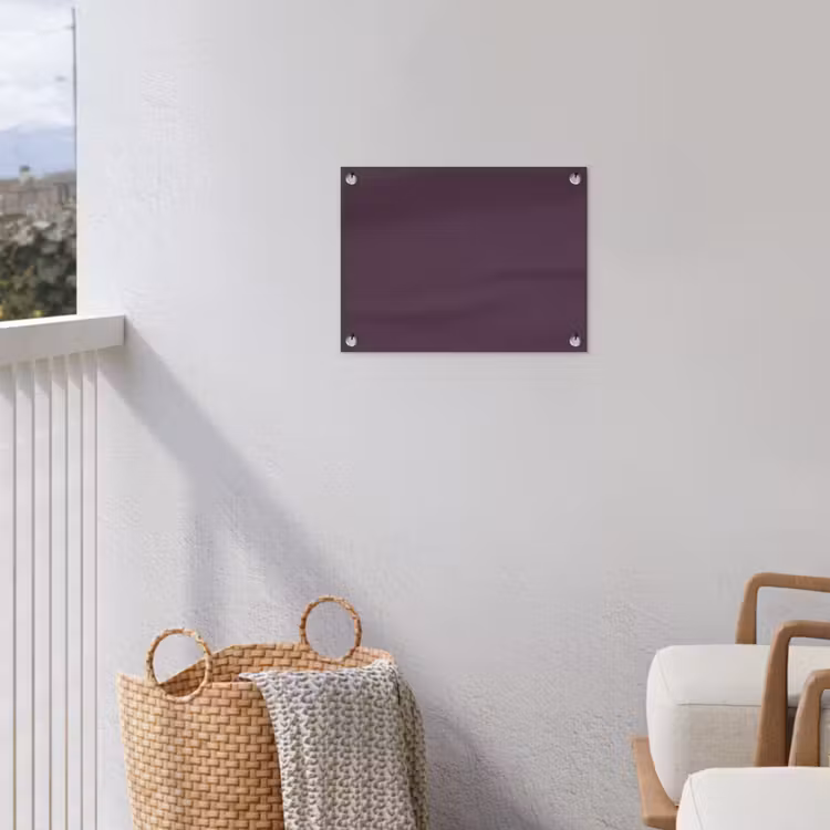 Midnight - Plum - Paars tuinposter los doek klein 239 -sfeer8