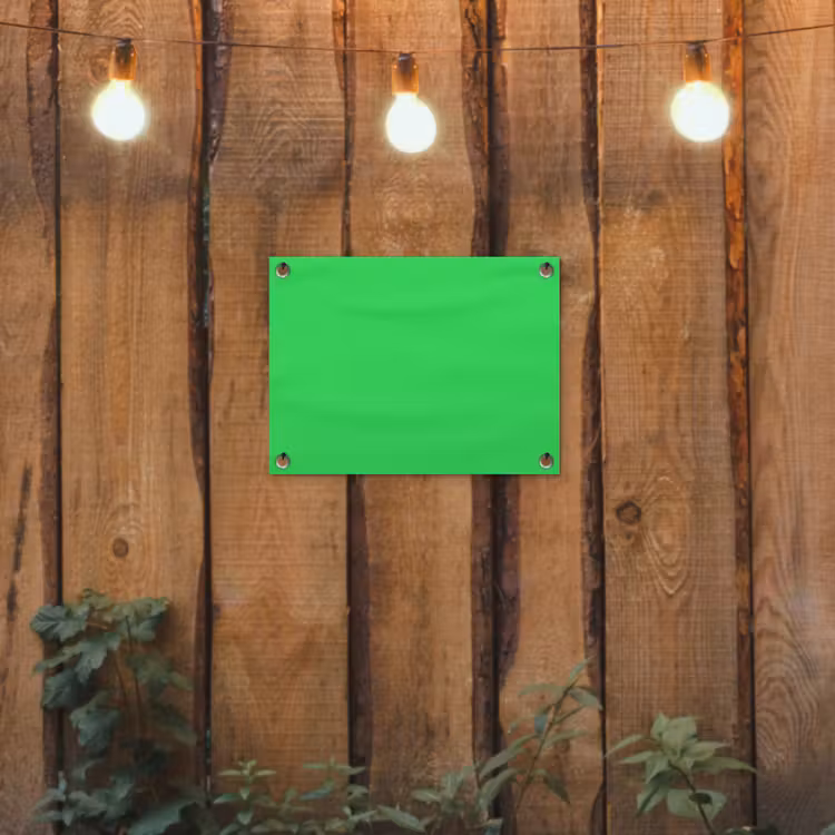 Mint - Green - Groen tuinposter los doek klein 239 -sfeer1