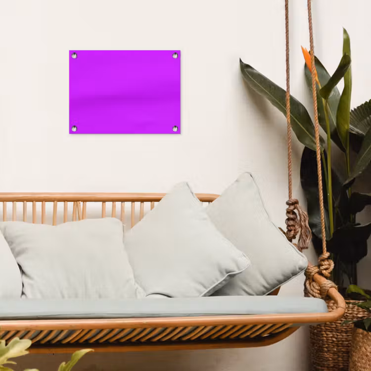 Neon - Orchid - Paars tuinposter los doek klein 239 -sfeer7