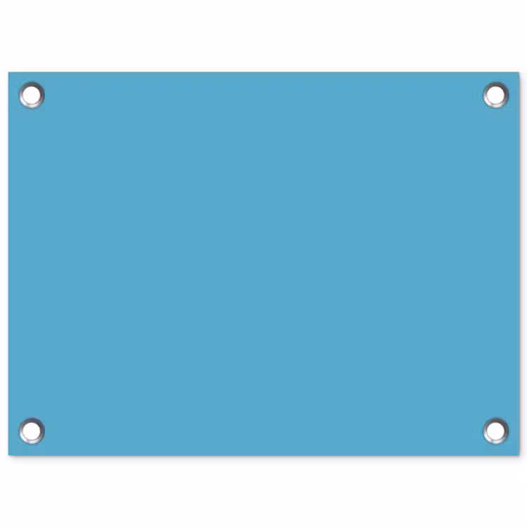 Ocean - Teal - Blauw tuinposter los doek klein 239 -3d