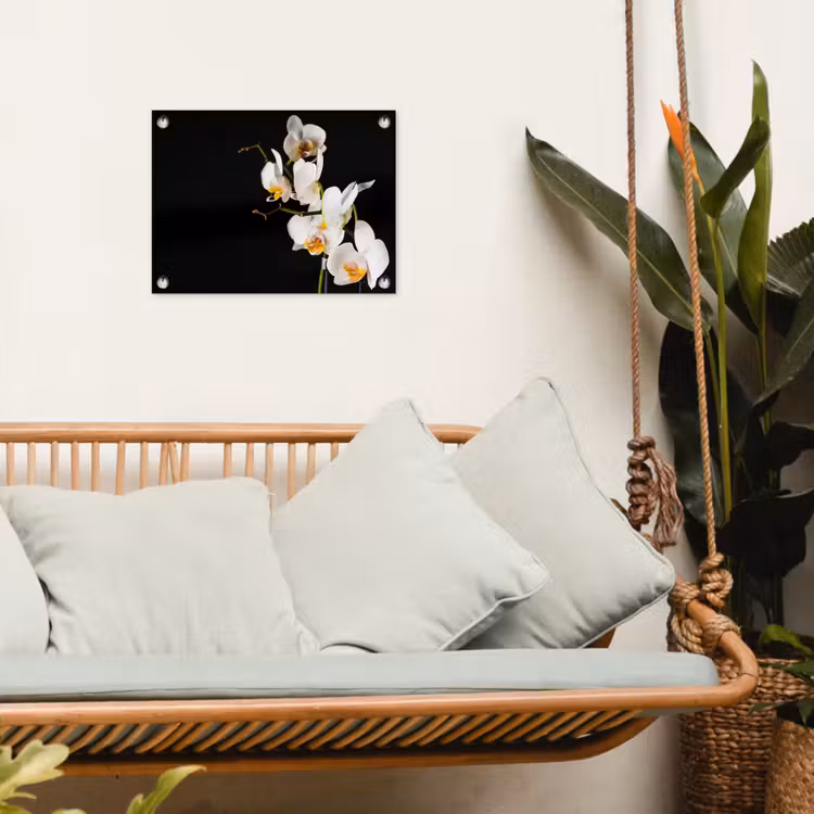Orchidee - Bloemen - Planten - Botanisch tuinposter los doek klein -sfeer7