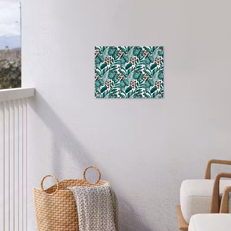 Inductie beschermer - Panterprint - Bladeren - Jungle - Afdekplaat voor kookplaat tuinposter los doek klein -sfeer8