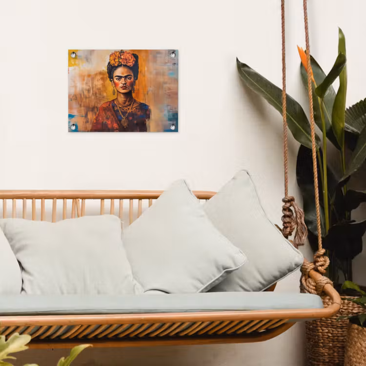 Portret - Sieraden - Schilderachtig tuinposter los doek klein -sfeer7