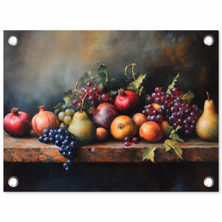 Rustiek - Stilleven - Fruit tuinposter los doek klein -3d