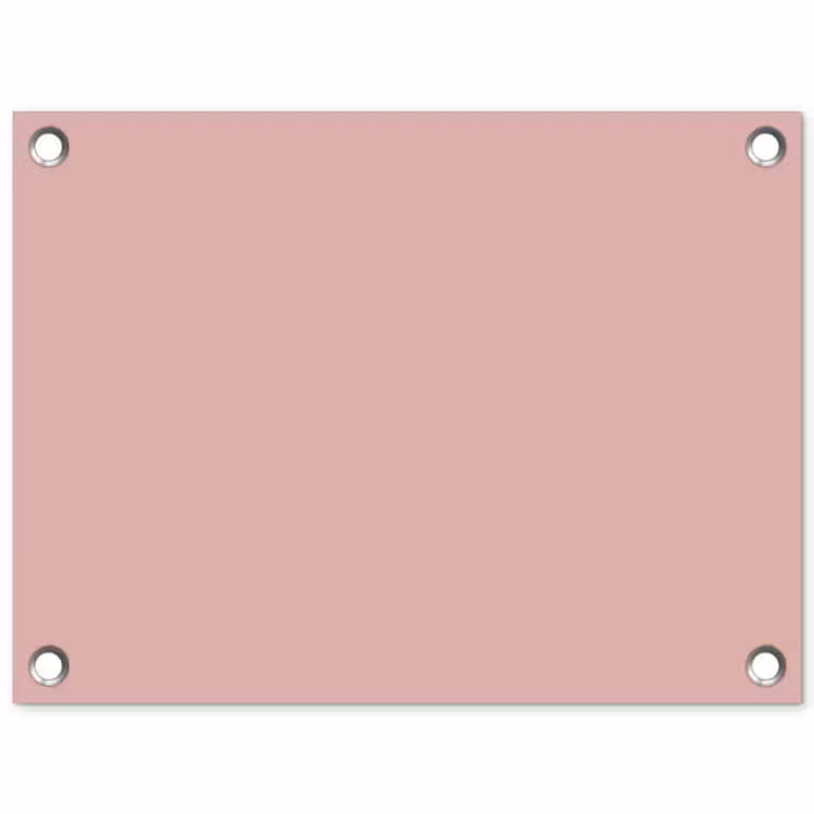 Soft - Blush - Roze tuinposter los doek klein 239 -3d