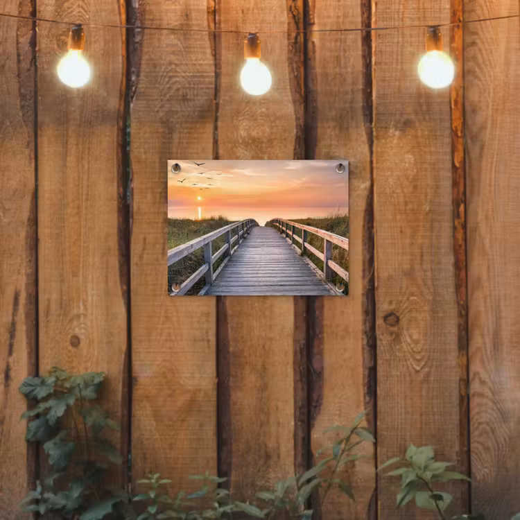 Zonsondergang over de Duinen tuinposter los doek klein -sfeer1