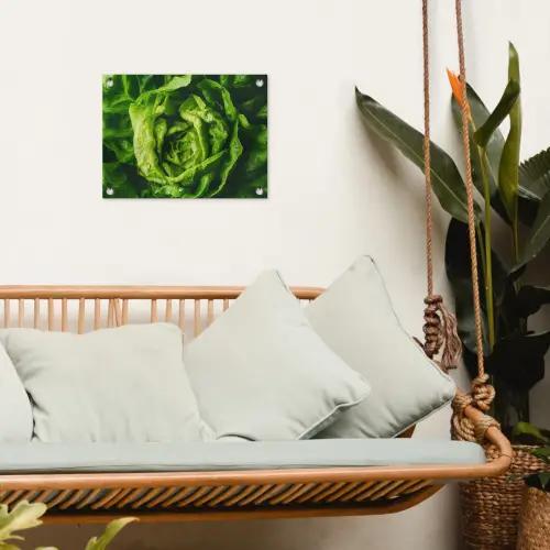 Groente - Sla - Groen tuinposter los doek klein -sfeer7