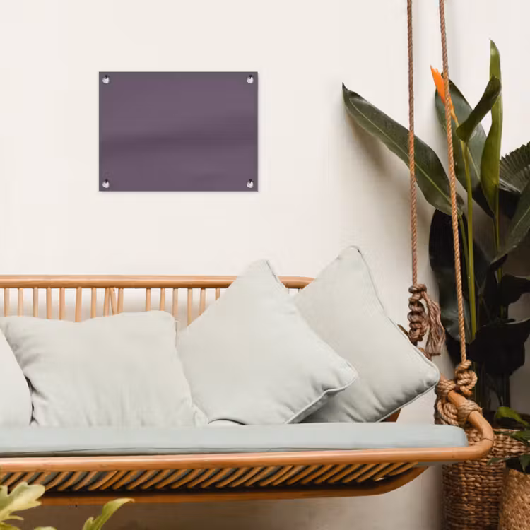 Velvet - Aubergine - Paars tuinposter los doek klein 239 -sfeer7