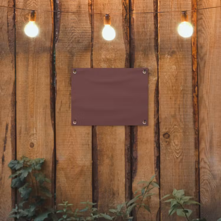 Velvet - Merlot - Rood tuinposter los doek klein 239 -sfeer1
