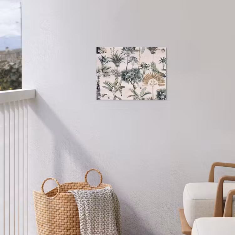 Inductie afdekplaat - Vintage - Jungle - Dieren - Natuur - Inductie beschermer tuinposter los doek klein -sfeer8