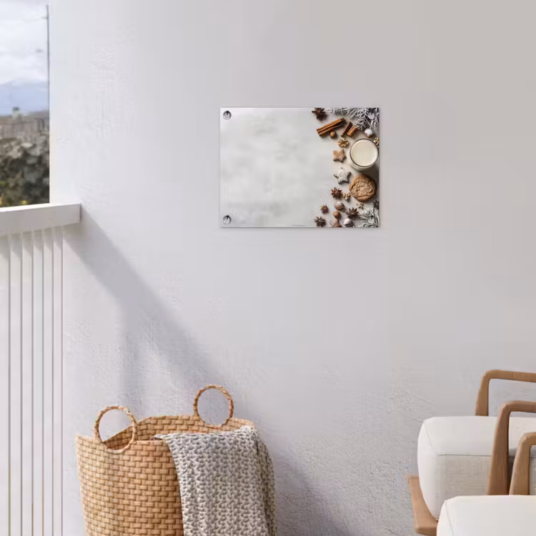 Winter - Kerst - Specerijen - Wit tuinposter los doek klein -sfeer8