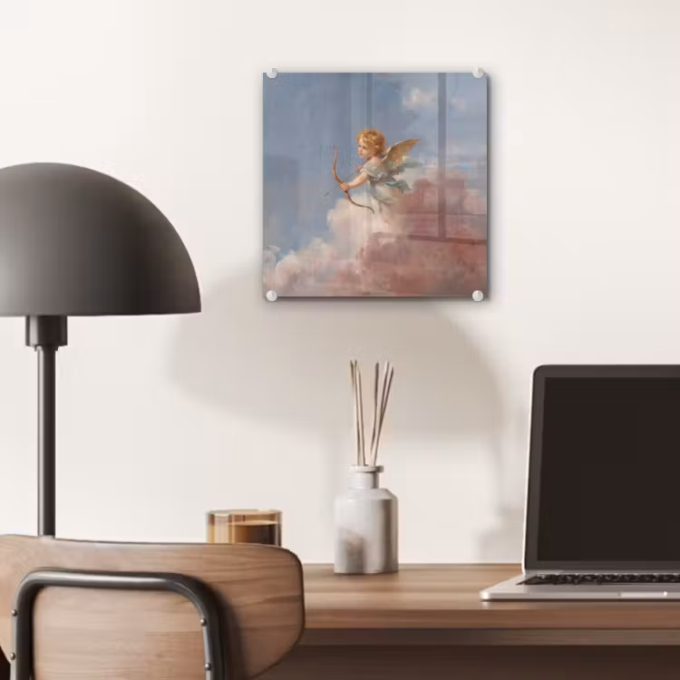 Engel - Pijl en boog - Mythologie - Klassiek plexiglas 5mm klein -sfeer6