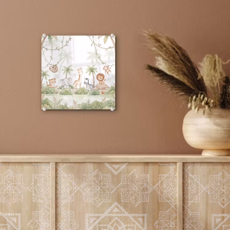 Dieren - Jungle - Pastel plexiglas 5mm klein -sfeer5