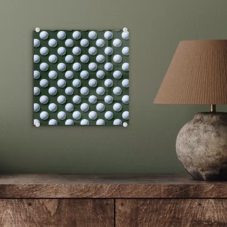 Ballen - Golf - Groen plexiglas 5mm klein 11 -sfeer3