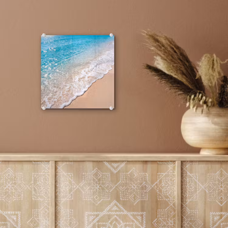 Strand - Water - Natuur - Blauw - Beige plexiglas 5mm klein -sfeer5