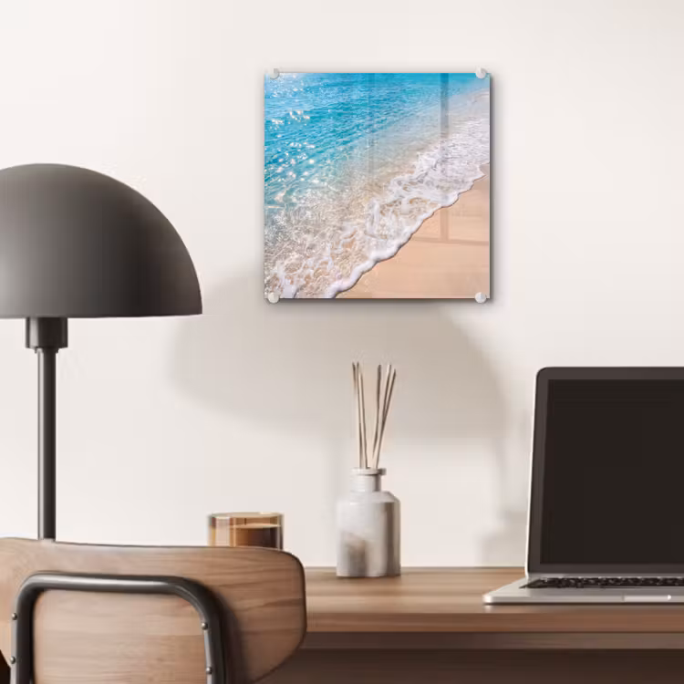 Strand - Water - Natuur - Blauw - Beige plexiglas 5mm klein -sfeer6
