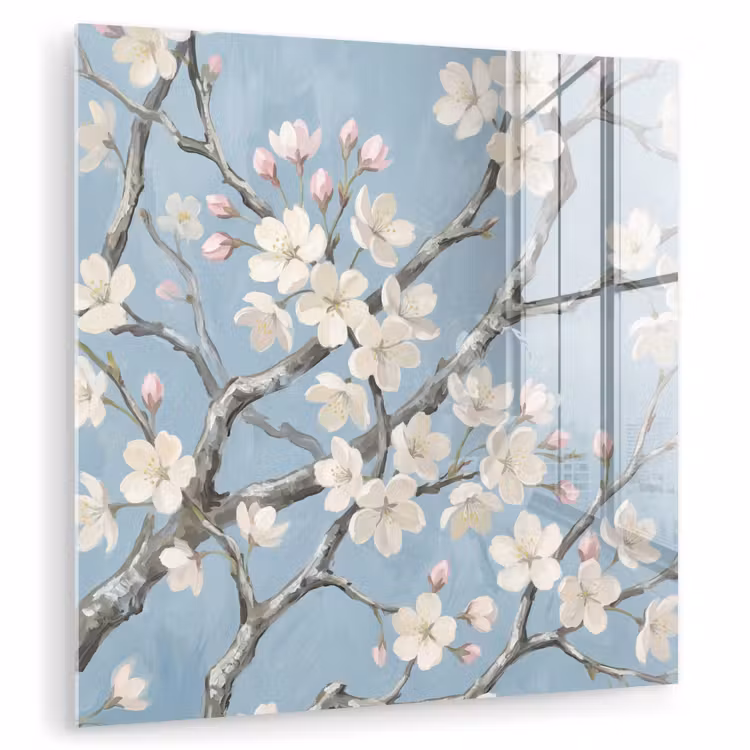 Takken - Kersenbloesem - Blauw plexiglas 5mm klein -zzzproduct_nieuw