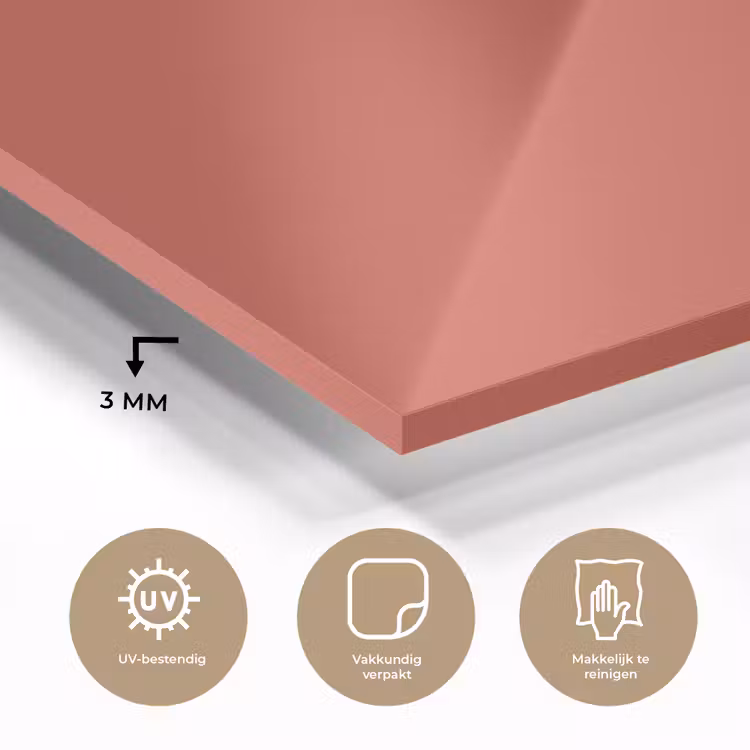 Brick - Red - Rood plexiglas 5mm klein 11 -sfeer2