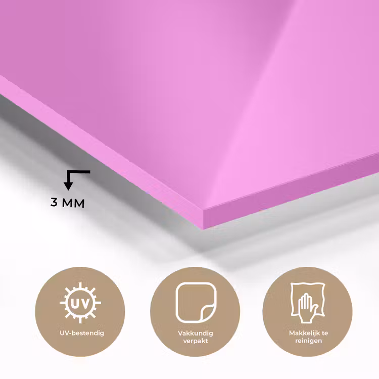 Bright - Orchid - Roze plexiglas 5mm klein 11 -sfeer2