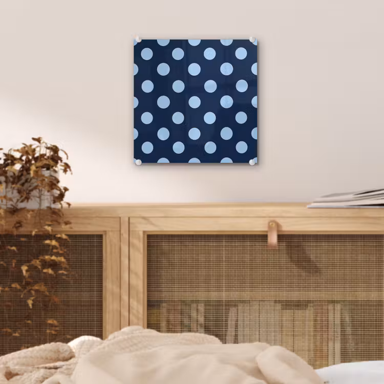Klassiek - Dots - Blauw plexiglas 5mm klein 11 -sfeer4