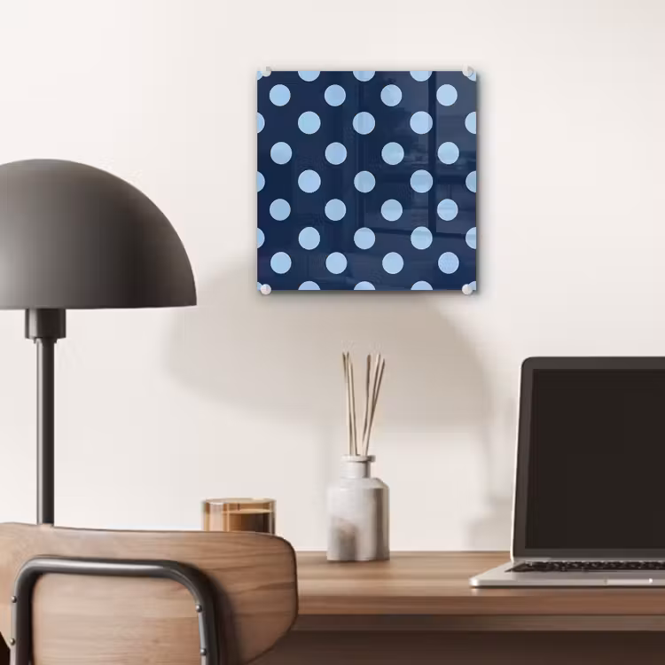 Klassiek - Dots - Blauw plexiglas 5mm klein 11 -sfeer6