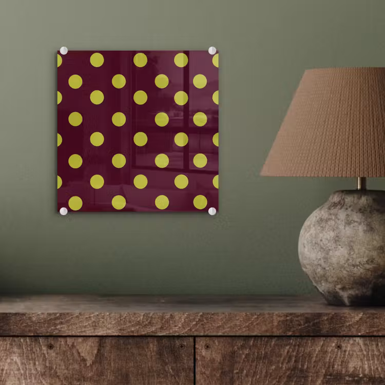 Klassiek - Stippen - Groen plexiglas 5mm klein 11 -sfeer3