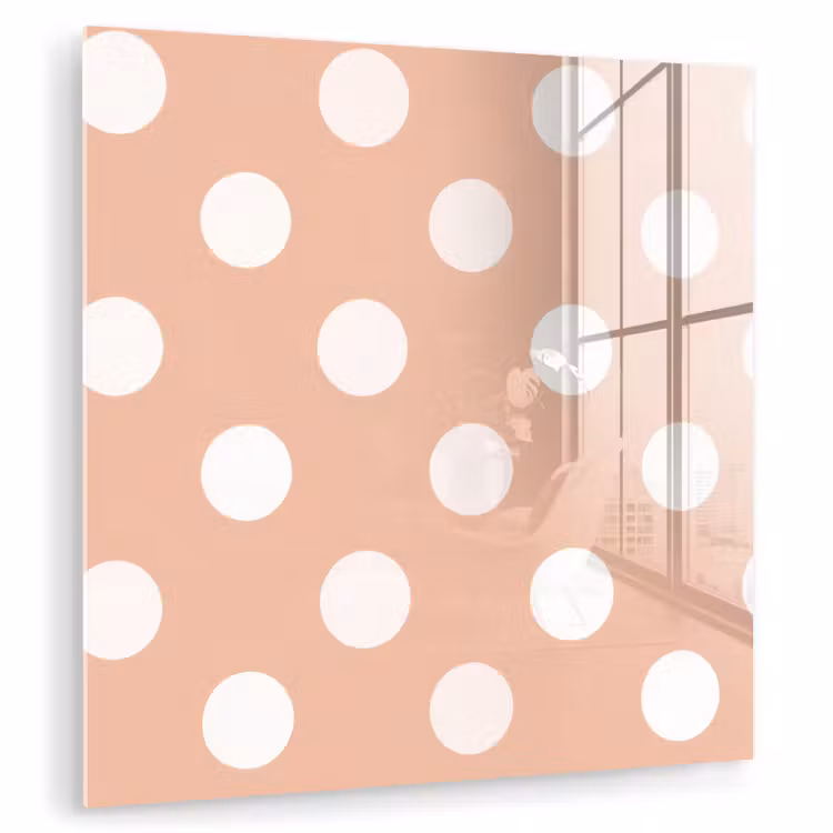 Klassiek - Polka - Perzik plexiglas 5mm klein 11 -zzzproduct_nieuw