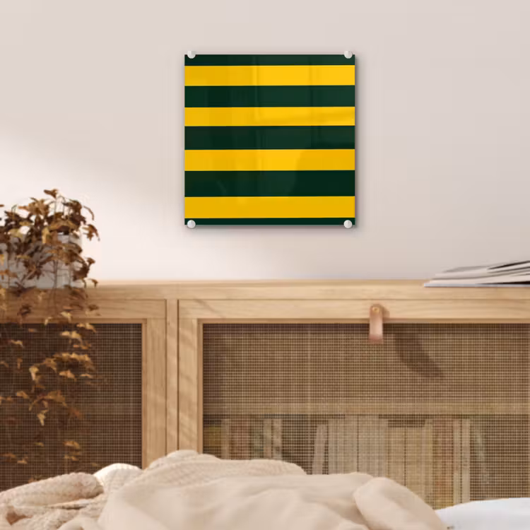 Klassiek - Strepen - Groen plexiglas 5mm klein 11 -sfeer4
