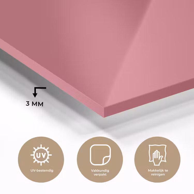Crimson - Rose - Roze plexiglas 5mm klein 11 -sfeer2