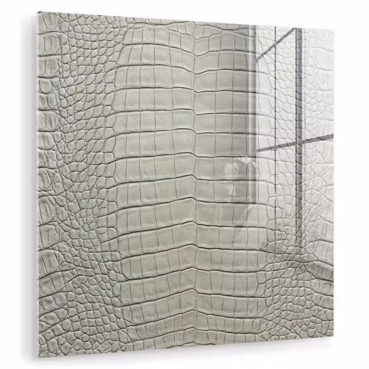 Krokodillenleer - Schubben - Groen plexiglas 5mm klein -zzzproduct_nieuw
