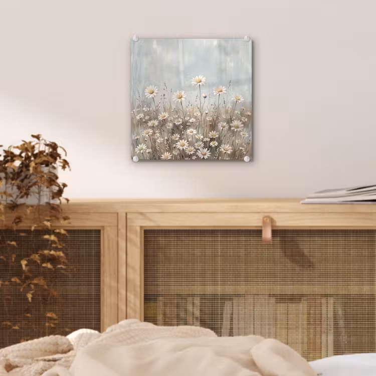 Madelief - Illustratie - Wit plexiglas 5mm klein -sfeer4