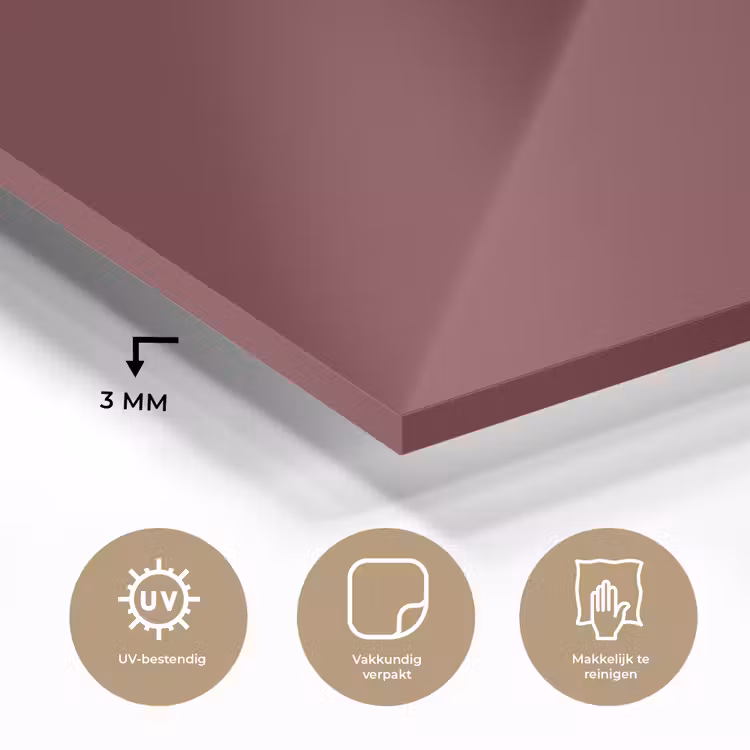 Dark - Garnet - Rood plexiglas 5mm klein 11 -sfeer2