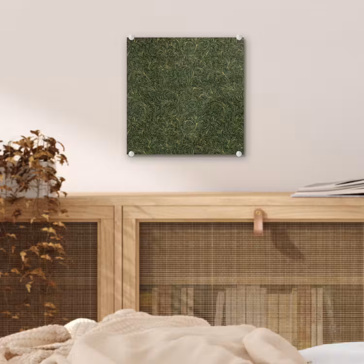 Donker - Groen - Krullend - Botanisch plexiglas 5mm klein 11 -sfeer4
