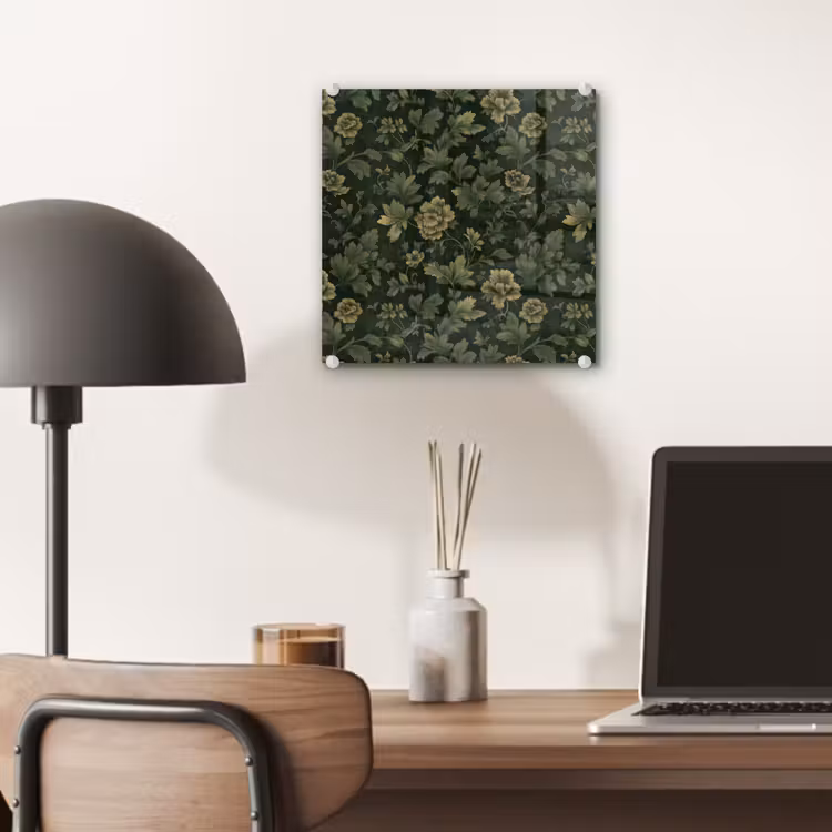 Donker - Groen - Goud - Botanisch plexiglas 5mm klein 11 -sfeer6