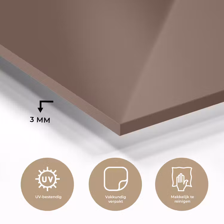 Deep - Clay - Brown - Bruin plexiglas 5mm klein 11 -sfeer2