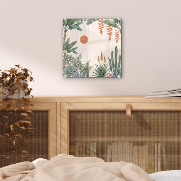Woestijn - Planten - Groen plexiglas 5mm klein -sfeer4