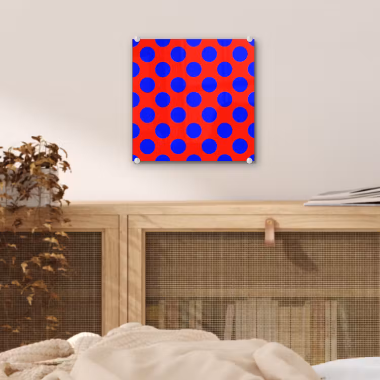 Dots - Klassiek - Rood plexiglas 5mm klein 11 -sfeer4