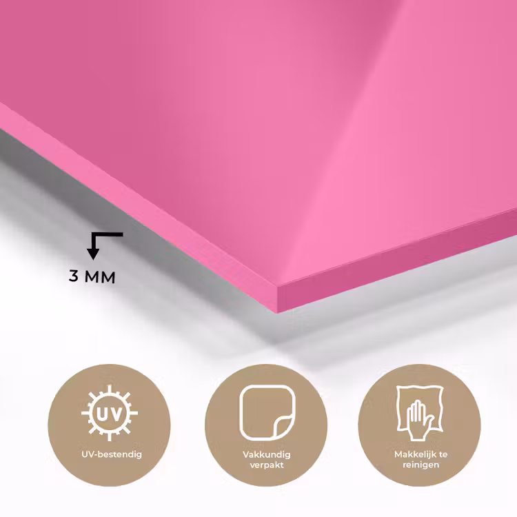 Electric - Magenta - Roze plexiglas 5mm klein 11 -sfeer2