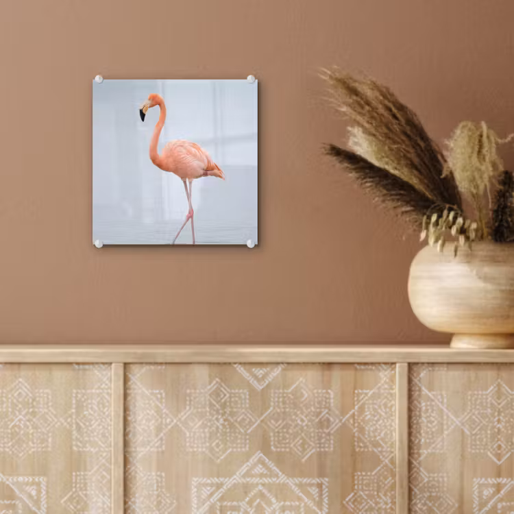 Flamingo - Zee - Roze plexiglas 5mm klein -sfeer5