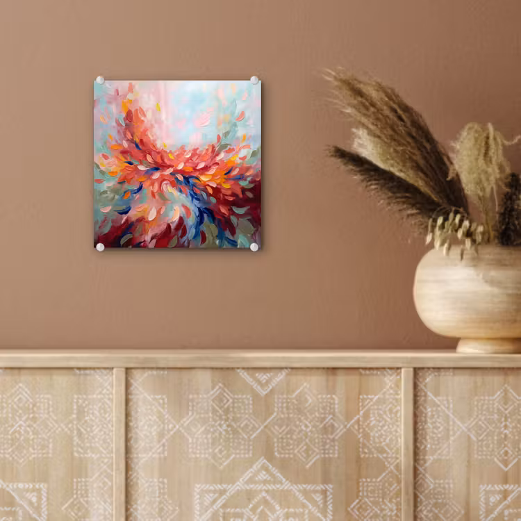Bloemen - Abstract - Kunst - Modern plexiglas 5mm klein -sfeer5