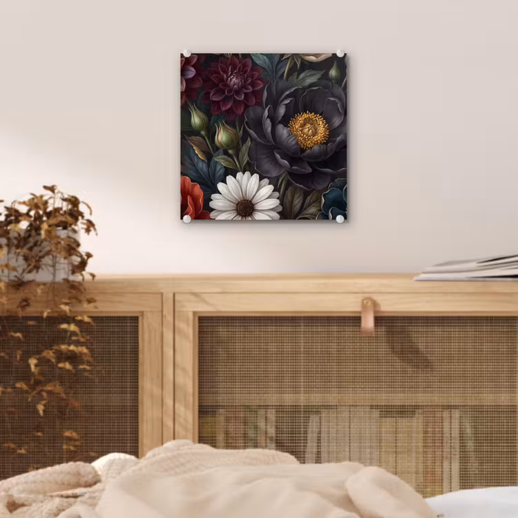 Bloemen - Boeket - Natuur - Klassiek - Weelderig plexiglas 5mm klein -sfeer4