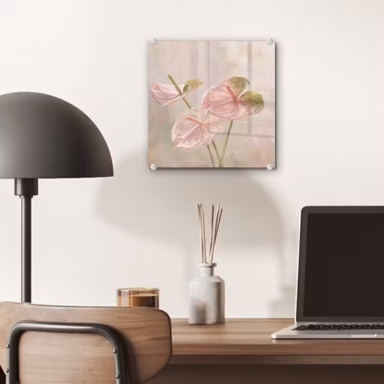 Bloemen - Pastel - Abstract - Natuur - Groen plexiglas 5mm klein -sfeer6