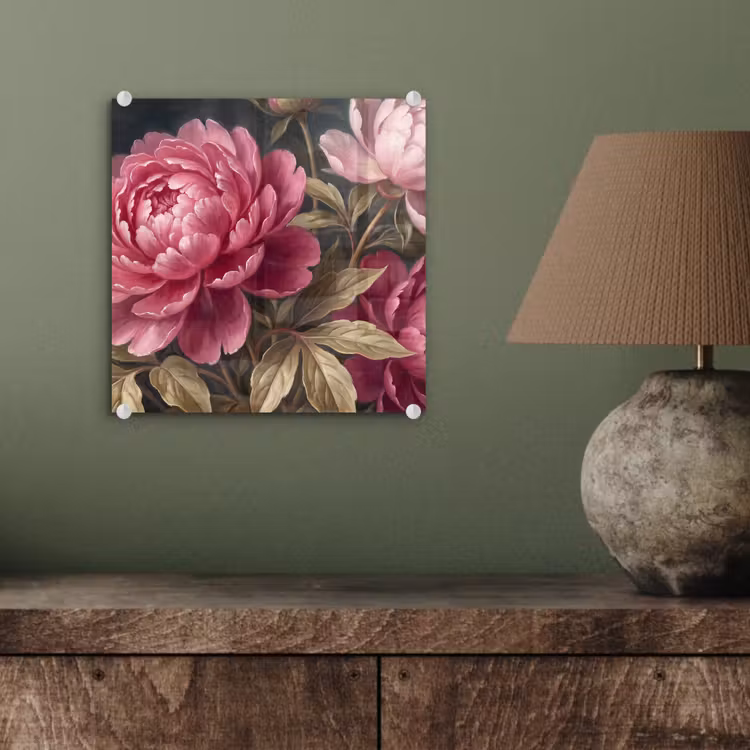 Bloemen - Roze - Klassiek - Natuur plexiglas 5mm klein -sfeer3