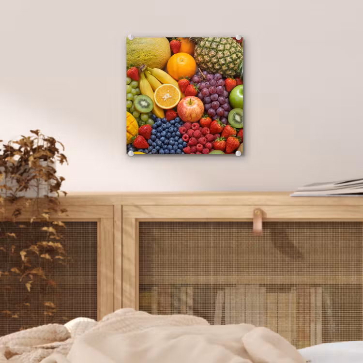 Eten - Fruit - Vers - Kleurrijk - Voeding plexiglas 5mm klein -sfeer4