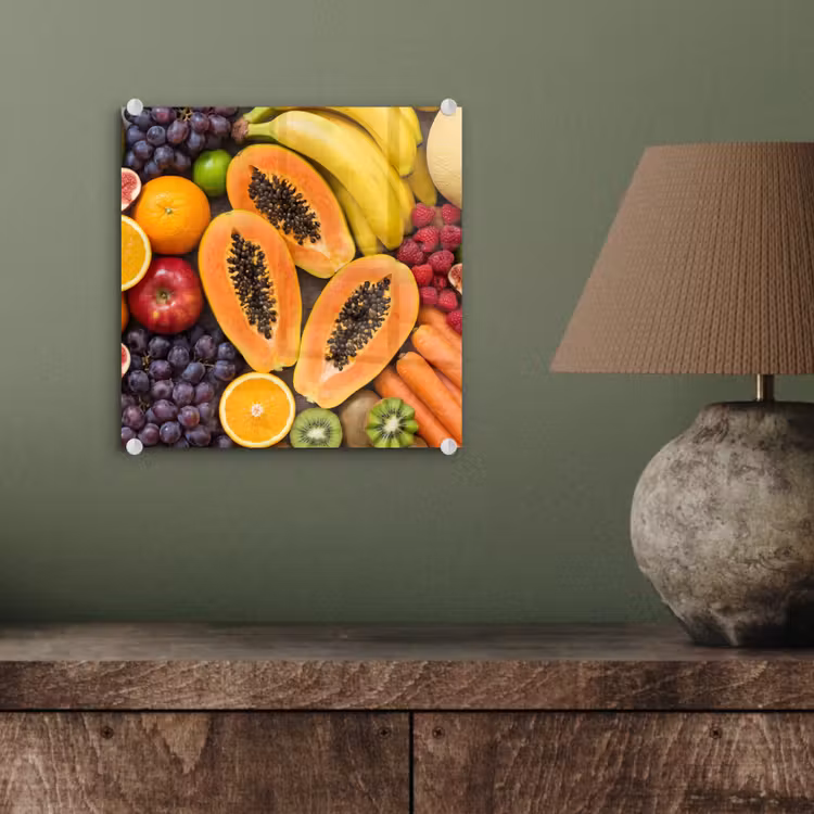 Eten - Fruit - Groenten - Vers - Kleurrijk plexiglas 5mm klein -sfeer3