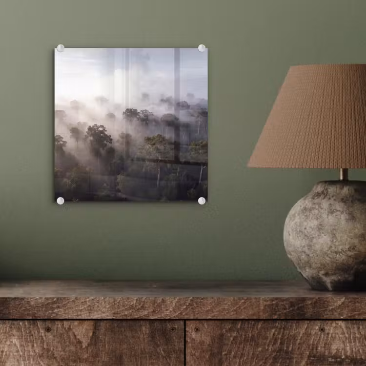 Bos - Mist - Natuur - Groen plexiglas 5mm klein -sfeer3