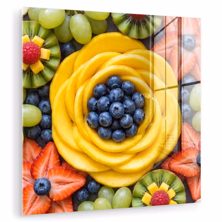 Fruit - Arrangement - Gezond - Kleurrijk - Eten plexiglas 5mm klein -zzzproduct_nieuw