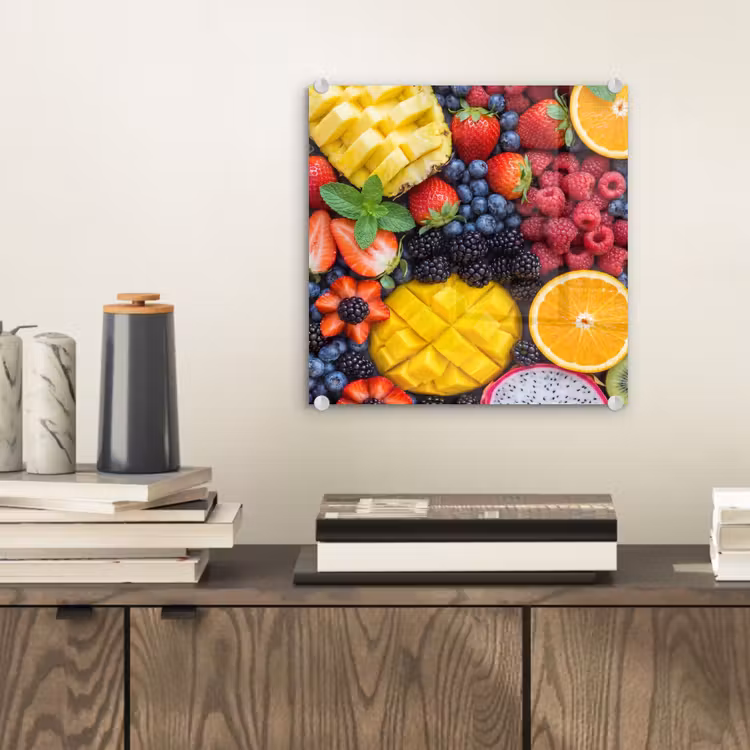 Fruit - Vers - Kleurrijk - Eten plexiglas 5mm klein -sfeer1