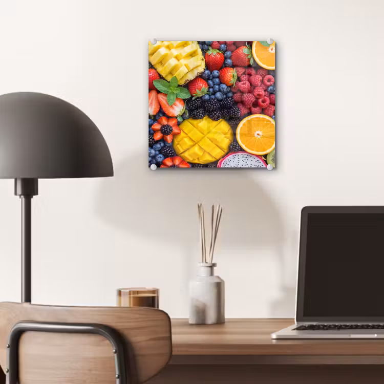 Fruit - Vers - Kleurrijk - Eten plexiglas 5mm klein -sfeer6